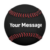 Einfache Schwarz-Weiß-Vorlage für die Meldung Baseball (Vorderseite)