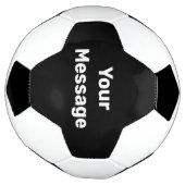 Einfache Schwarz-Weiß-Vorlage für die Meldung Fußball (Gedreht)