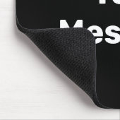 Einfache Schwarz-Weiß-Vorlage für die Meldung Mousepad (Ecke)