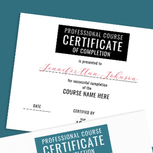 Einfache Schwarz-weiße Auszeichnung für den Abschl