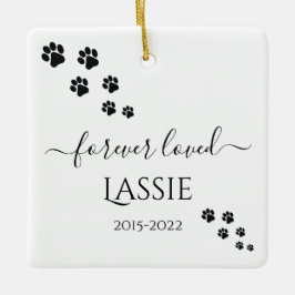 Einfache Schwarz-weiße Erinnerung an geliebte Haus Keramikornament