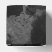 Einfache Schwarz-weiße Hochzeitsohle Geschenkschachtel (Oben)