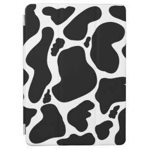 Einfache Schwarz-weiße Kuh Spots Tier iPad Air Hülle