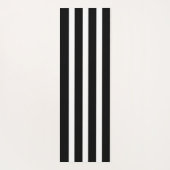 Einfache schwarz-weiße Linien Yogamatte (Rückseite)