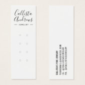 Einfache Schwarz-weiße Mehrfach-Speicherkarte (Vorne & Hinten)