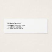 Einfache Schwarz-weiße Mehrfach-Speicherkarte (Rückseite)