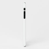 EINFACHE SCHWARZ-WEISSE MONOGRAMM-KUSTOM PERSONALI iPhone HÜLLE (Linke Seite)