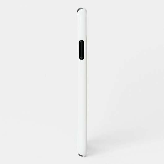 EINFACHE SCHWARZ-WEISSE MONOGRAMM-KUSTOM PERSONALI iPhone HÜLLE (Rechte Seite)