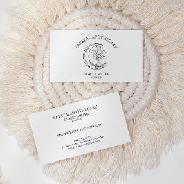 Einfache schwarz-weiße Neuzeitakademie Visitenkarte