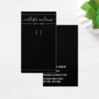 Einfache Schwarz-weiße Schlüsselanhänger-Grafikkar