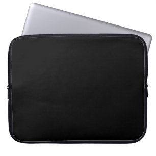 Einfache schwarze 15" Neopren-Laptoptasche Laptopschutzhülle