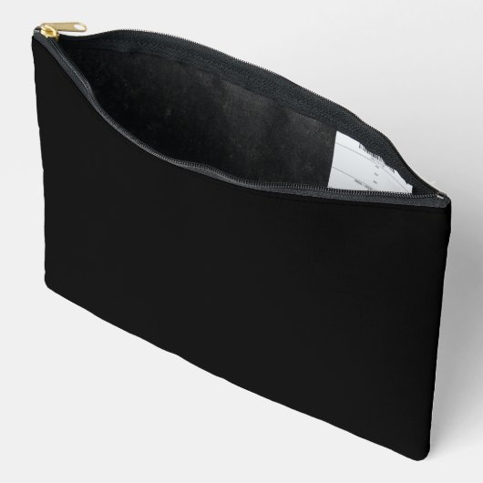 Einfache Schwarze Behörde® groß, Zubehörtasche (Offen)