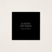 Einfache Schwarze Bekleidung Store Square Swing Pr (Vorderseite)