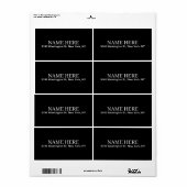 Einfache schwarze Benutzerdefiniert Hinzufügen ein (Vorne)