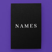 Einfache schwarze Benutzerdefiniert Hinzufügen ein