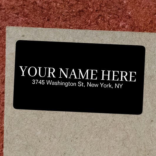 Einfache schwarze Benutzerdefiniert Hinzufügen ein