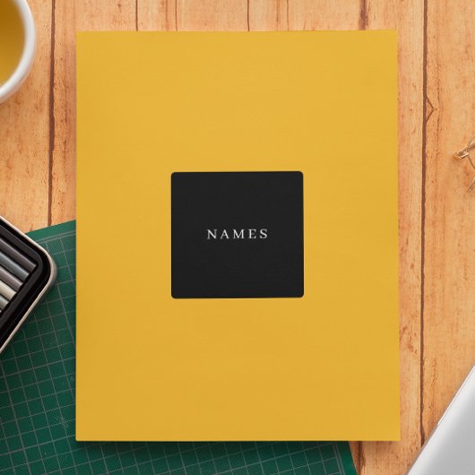 Einfache schwarze Benutzerdefiniert Hinzufügen ein Aufkleber