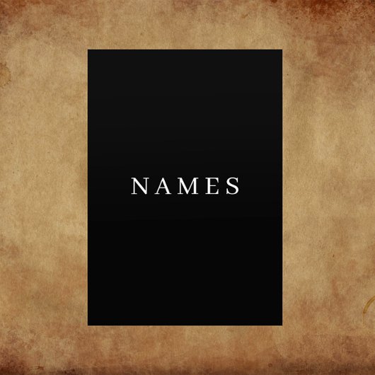 Einfache schwarze Benutzerdefiniert Hinzufügen ein Flyer