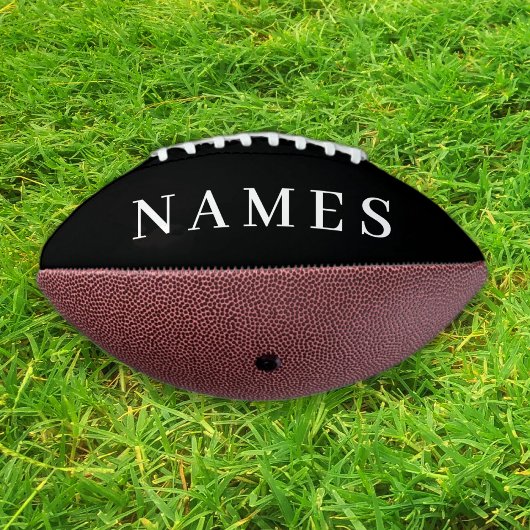 Einfache schwarze Benutzerdefiniert Hinzufügen ein Football