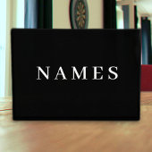 Einfache schwarze Benutzerdefiniert Hinzufügen ein Fotoblock