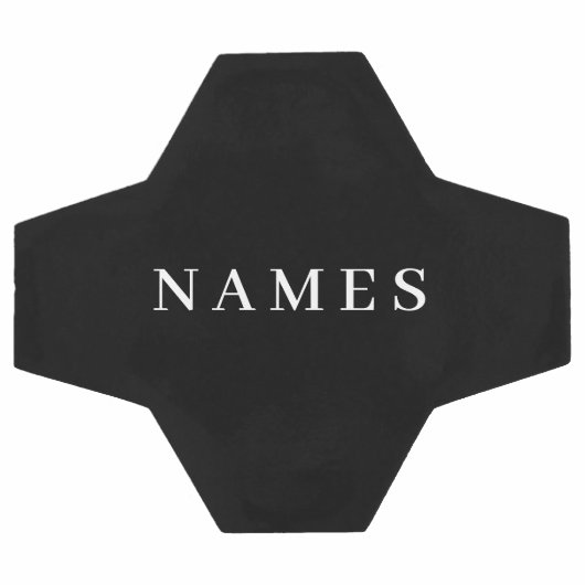 Einfache schwarze Benutzerdefiniert Hinzufügen ein Fußball (Flach)