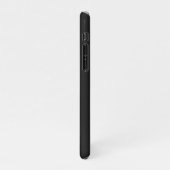 Einfache schwarze Benutzerdefiniert Hinzufügen ein iPhone Hülle (Linke Seite)