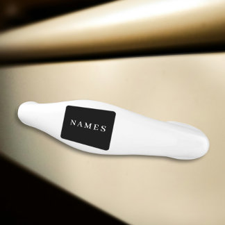 Einfache schwarze Benutzerdefiniert Hinzufügen ein Keramik Schubladengriff