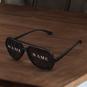 Einfache schwarze Benutzerdefiniert Hinzufügen ein Partybrille