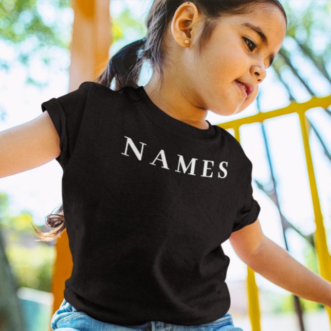 Einfache schwarze Benutzerdefiniert Hinzufügen ein T-Shirt (Von Creator hochgeladen)