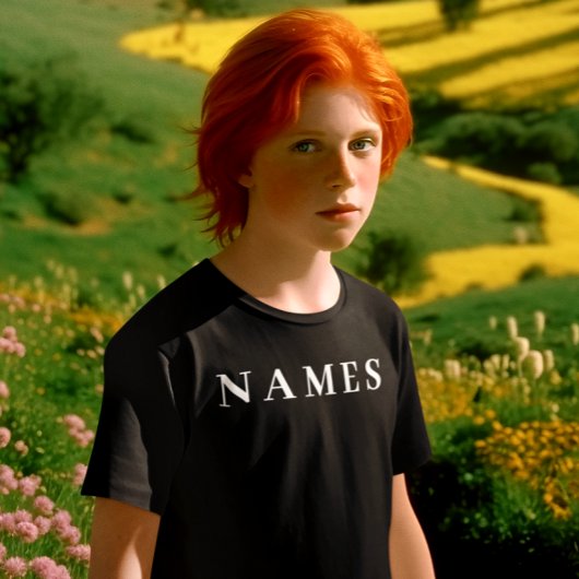 Einfache schwarze Benutzerdefiniert Hinzufügen ein T-Shirt