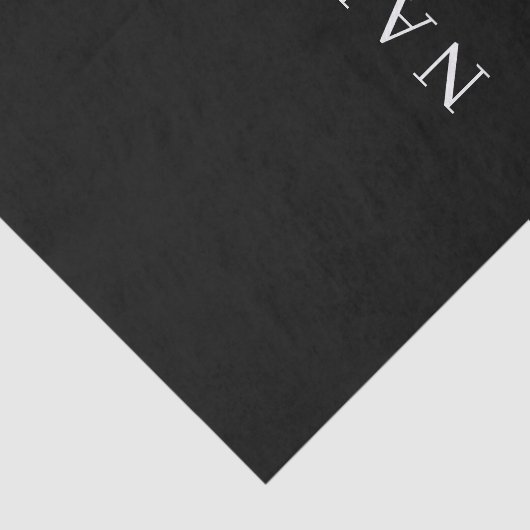 Einfache Schwarze Benutzerdefiniert Hinzufügen Ihr Seidenpapier (Ausschnitt)