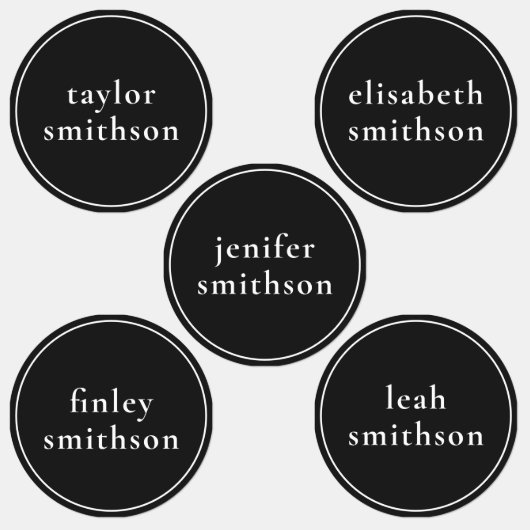 Einfache schwarze Geschlechter-Neutralität, die Sc Etiketten (Gruppe)