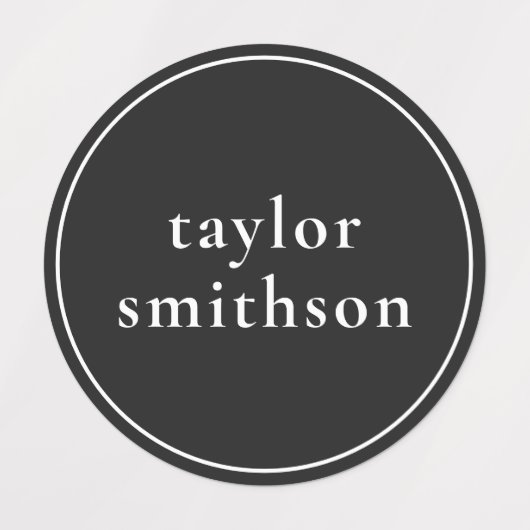 Einfache schwarze Geschlechter-Neutralität, die Sc Etiketten (Design 1)