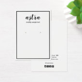 Einfache schwarze Grenzsignatur (Schreibtisch)