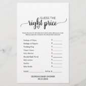 Einfache schwarze Kalligrafie Was steckt in deinem (Vorderseite)