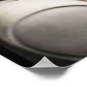 Einfache schwarze Liebe Sie Oma Custom Foto Poster (Ecke)