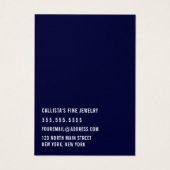 Einfache schwarze Navy-Curring-Anzeigetafel (Rückseite)