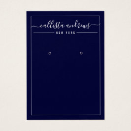 Einfache schwarze Navy-Curring-Anzeigetafel