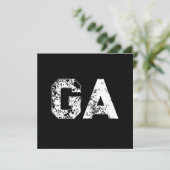 Einfache schwarze weiße Anfangsbuchstaben-Monogram (Stehend Vorderseite)