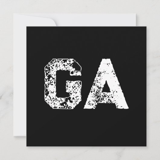 Einfache schwarze weiße Anfangsbuchstaben-Monogram (Vorderseite)