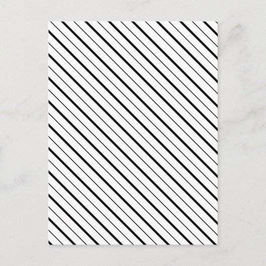 Einfache Schwarzliniengeometrie Postkarte (Vorderseite)