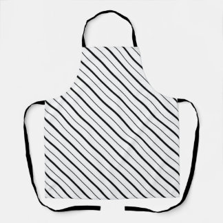 Einfache Schwarzliniengeometrie Schürze