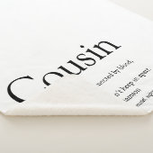 Einfache Schwarzweiß-Cousin-Definition Sherpadecke (3/4)