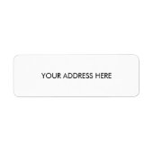 Einfache Schwarzweiß-Rückgabe (Vorne)