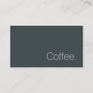 Einfache Schweizer Wort Dunkle Loyalität Kaffee-Pu Treuekarte