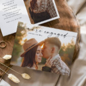 Einfache Script 2 Foto Hochzeit Verlobung Einladung