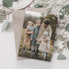 Einfache Script 3 Foto Frohe Weihnachten