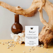 Einfache Script-Abschluss Dankeschön-Nachricht Dankeskarte