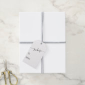 Einfache SCRIPT Graduate-Geschenktasten Geschenkanhänger (Mit Garn)