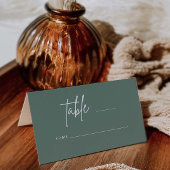 Einfache Script-Hochzeit-Platzkarte Escort H100 Platzkarte